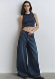 Mimi Iconic Koyu Mavi Jean Pantolon 1012615-90363