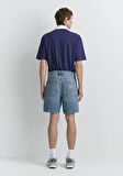 Rotterdam Mv91 Street İndigo Mavisi Jean Şort 0410185-89128