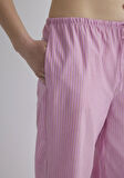Çizgili Pembe Pantolon 1010999-81464