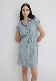 Mavi Elbise 1310681-89846