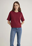 Bordo Basic Tişört 1613077-70430