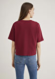Bordo Basic Tişört 1613077-70430