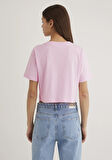 Pembe Crop Tişört 1613072-71117
