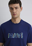 Mavi Baskılı Lacivert Tişört 0612587-70496