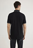 Yaka Detaylı siyah Polo Tişört 0612619-900