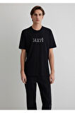 Mavi M0612686-900 Mavi Baskılı T-Shirt