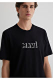 Mavi M0612686-900 Mavi Baskılı T-Shirt