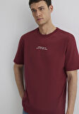 Baskılı Bordo Tişört 0612628-70423
