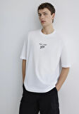 Mavi Minimal Logo Baskılı Beyaz Tişört 0612710-620