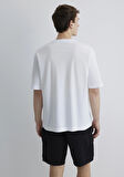 Mavi Minimal Logo Baskılı Beyaz Tişört 0612710-620