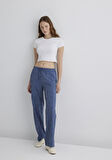 Çizgili Lacivert Pantolon 1010999-89853