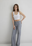 Beyaz Crop Basic Atlet 1613071-620