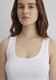 Beyaz Crop Basic Atlet 1613071-620