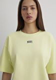Mavi Logo Baskılı Sarı Crop Tişört 1611585-71310
