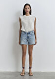 Heidi 90lar Vintage Açık Mavi Jean Şort 1410057-89743