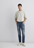 Milan Mavi Pro Vintage Koyu Mavi Jean Pantolon 0081089655