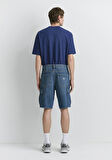 Hamburg Mv91 Street İndigo Mavisi Jean Şort 0410681-89815
