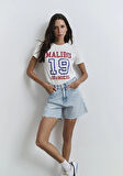 Millie 90lar Açık Mavi Jean Şort 1458989752