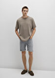 Brian 90lar Açık Gri Jean Şort 0418489820