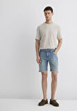 Brian 90lar Vintage Indigo Mavi Jean Şort 0418485360