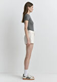 Rosie 90lar Beyaz Jean Şort 1447489739
