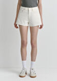 Rosie 90lar Beyaz Jean Şort 1447489739