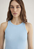 Halter Yaka Mavi Basic Atlet 1612462-80637