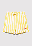 Çizgili Sarı Şort 6410012-89179