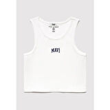 MAVİ LOGO BASKILI ATLET