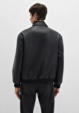 Siyah Suni Deri Ceket 0110636-71379