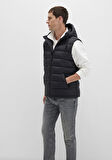 Kapüşonlu Siyah  Şişme Yelek 0110604-71379