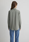 Lux Touch TENCEL TM Yeşil Lyocell Gömlek 1210890-71841