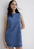 Elvira Akdeniz Indigo Mavisi Jean Elbise 1310716-90476