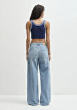 Kimberly 90lar Gölgeli Açık Mavi Jean Pantolon 1010626-90566