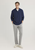 Gri Örme Pantolon 0010460-80018