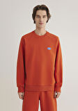 Mavi Logo Baskılı Turuncu Sweatshirt 0S10335-70435