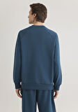 Mavi Logo Baskılı Mavi Sweatshirt 0S10335-70764