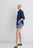 Pixie Casual Açık Mavi Jean Şort 1437090725