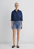 Pixie Casual Açık Mavi Jean Şort 1437090725