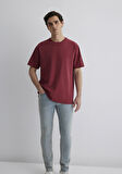 Baskılı Bordo Tişört 0612629-70423