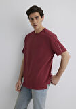 Baskılı Bordo Tişört 0612629-70423