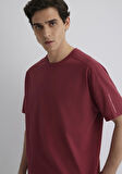 Baskılı Bordo Tişört 0612629-70423