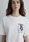 Bugs Bunny Baskılı Beyaz Tişört 1613357-620