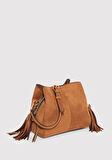 Suni Süet Kahverengi Çapraz Çanta 1913391-70304