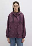 Kapüşonlu Mor Ceket 1110014-70223