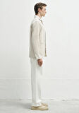 Ekru Keten Blazer 0110713-70144