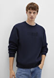Mavi Logo Lacivert Sweatshirt 0S10412-86415