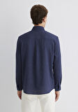 Lacivert Tencel TM Modal Gömlek 0211625-70490