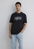 İstanbul Baskılı Siyah Tişört 0612991-900