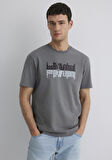 İstanbul Baskılı Gri Tişört 0612992-70099